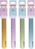 Rigla 20 cm, aluminiu, agatatoare, Keep Colour Frost, diverse culori, Arda