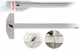 Rigla din aluminiu, 70 cm, cap mobil, Arda