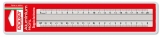 Rigla aluminiu, maner long grip, 20 cm, profil, Arda