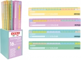 Rigla plastic 16 cm, culori pastel, 2.0 24 buc/set, Arda