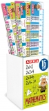 Rigla plastic, 16 cm, matematic, diverse culori, 24 buc/set, Arda