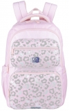 Rucsac Oxford Dream Tech Holografic, 2 compartimente, Pink Animal