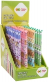 Roller gel cu rescriere, Happy Color, Kapibara Yummy Yum, albastru, 0.5mm, 36 buc/set