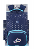 Rucsac Oxford Dots, 3 compartimente, roz