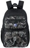 Rucsac Oxford Dream Tech Holografic, 2 compartimente, negru floral