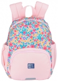 Rucsac Oxford Flowers, 1 compartiment, roz