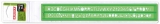 Sablon pentru cifre si litere, 8mm, verde, Arda