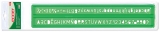 Sablon pentru cifre si litere, 12mm, verde, Arda