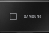 SSD extern Samsung T7 Touch, 1TB, USB 3.2 Gen2, Securizare Amprenta, Negru