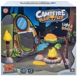 Set camping jucarie, cort cu accesorii si baterii