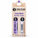 Sirop cafea Exotic Blend, 2 x 250ml, Ube si vanilie & Caramel, 5 to go