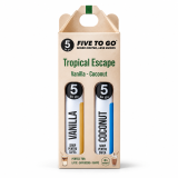 Sirop cafea Tropical Escape, 2 x 250ml, Vanilla & Coconut, 5 to go