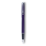 Stilou Diplomat Traveller Deep Purple, penita F, corp metalic lacuit, accesorii cromate, cutie cadou