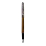 Stilou Diplomat Traveller Flame, penita M, corp metalic slim, accesorii cromate, cutie cadou