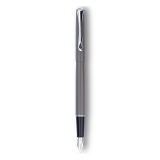 Stilou Diplomat Traveller Taupe Grey, penita M, corp metalic slim, accesorii cromate, cutie cadou