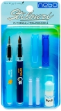 Stilouri cu cerneala termosensibila + rezerve, 2 buc/blister, albastru/indigo, Nebo