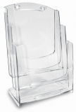 Suport documente, plastic, 3 compartimente, format A4, Arda
