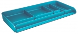 Suport plastic, pentru accesorii birou, turcoaz, My Desk, Arda