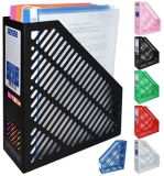 Suport vertical A4, plastic flexibil, diverse culori Nebo