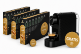 Pachet 24 cutii capsule Tchibo Cafissimo Espresso Caramel si espressor Tchibo Pure Plus cadou