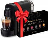 Espressor capsule Tchibo Cafissimo Now Black + set capsule cafea Tchibo Premium Collection 6 cutii/set