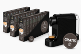 Pachet 24 cutii capsule Tchibo Cafissimo Crema Intense Aroma si espressor Tchibo Pure Plus cadou