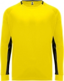 Tricou copii, cu maneca lunga, Porto, galben-negru, Roly