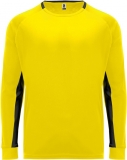 Tricou copii, cu maneca lunga, Porto, galben-negru, marime: 12 ani - 44cm/58cm, Roly