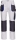 Pantaloni talie Kastor Stenso, alb