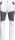 Pantaloni talie EOS Stretch Stenso, alb/gri