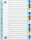 Index plastic alfabetic Oxford, A4, A-Z, alb, 20 file/set