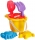 Set Nisip 1 Pluto, galetusa + accesorii, diverse culori, Burak Toys