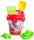 Set Nisip 5 cu desene, galetusa + accesorii, diverse culori, Burak Toys