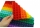 Jucarie senzoriala antistres Pop it Now and Flip it, Push Bubble, 30 cm, model Patrat multicolor 