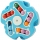 Jucarie antistres senzoriala Spinner magic interactiv, Magic Bean, Stea, culoare albastru 