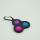 Jucarie senzoriala spinner Flippy- Fidget Toy, Simple Dimple, 3 bilute, negru 