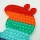 Jucarie senzoriala antistres Pop it Now and Flip it, 40 x 34 cm, model Peppa Pig multicolora