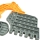 Jucarie senzoriala antistres Pop it Now and Flip it, 41 x 26 cm, model Excavator Model 2 multicolor