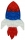 Jucarie senzoriala antistres Pop it Now and Flip it, 23 cm, model Racheta multicolora