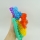 Jucarie senzoriala antistres Pop it Now and Flip it, 20 x 12 cm, model Excavator 4 multicolor
