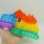 Jucarie senzoriala antistres Pop it Now and Flip it, 20 x 12 cm, model Excavator 4 multicolor