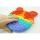 Jucarie senzoriala antistres Pop it Now and Flip it, 17 cm, model Geanta multicolora
