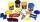 Set plastilina in gentuta PVC Design Cars As Toys