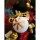 Globuri pentru brad, culoare alb/rosu/auriu, 12 buc/set 