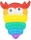 Jucarie senzoriala antistres Pop it Now, 26 cm, model Albina Mare multicolora