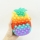 Geanta mica Pop it Now, 16 x 13 cm, model Ananas multicolor
