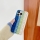 Husa de protectie Pop it now compatibila cu IPhone 13 PRO, albastru/verde/alb 