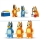 Calatoria familiei lui Blue cu masina la plaja 11202 LEGO Bluey