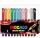 Cutie PVC 12 bucati marker cu vopsea acrilica MOCALO M&G, varf pensula, diverse culori