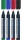 Marker whiteboard 290, 4 culori/set Schneider